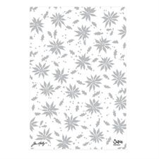 Sizzix Embossing Folder A5 - Tim Holtz / Holly Poinsettia